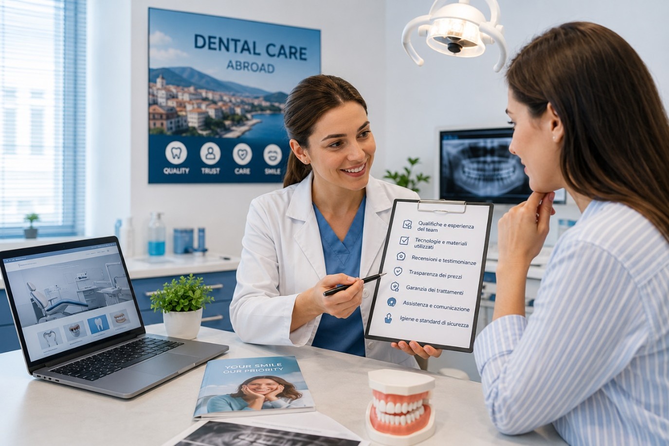 Come scegliere una clinica dentale affidabile all’estero: la guida pratica
